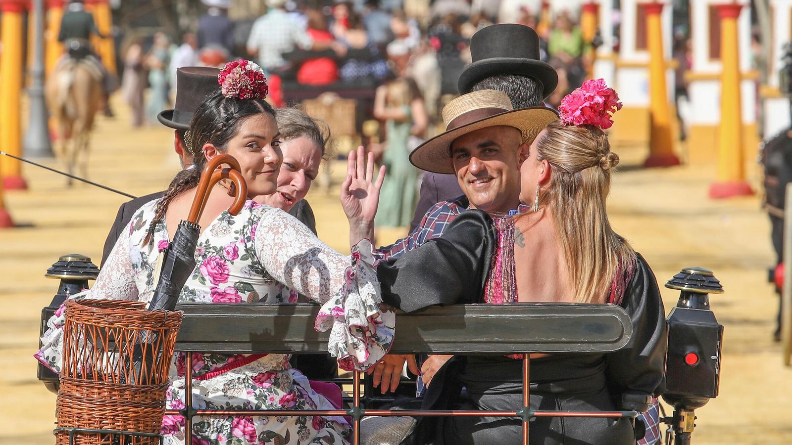 Un paseo en coche de caballo por la Feria.