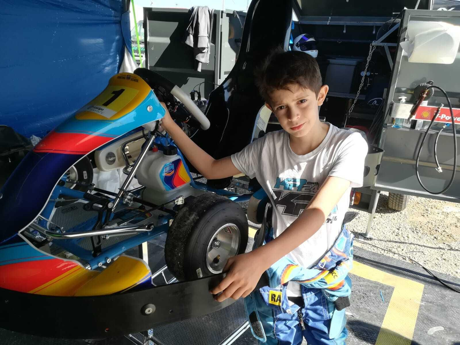 Antonio Rivera, piloto jerezano de karts.