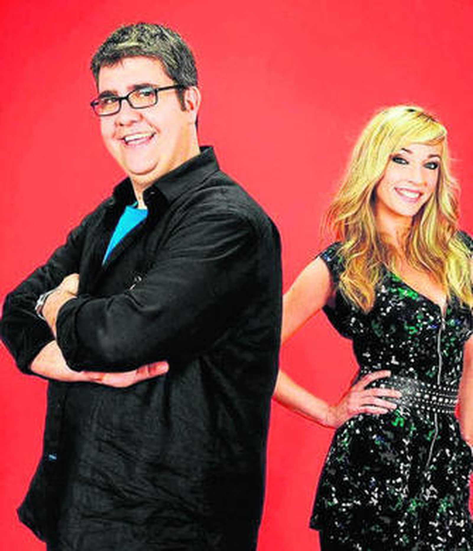 Florentino Fernández y Anna Simón en 'Tonterías las justas', en Cuatro.