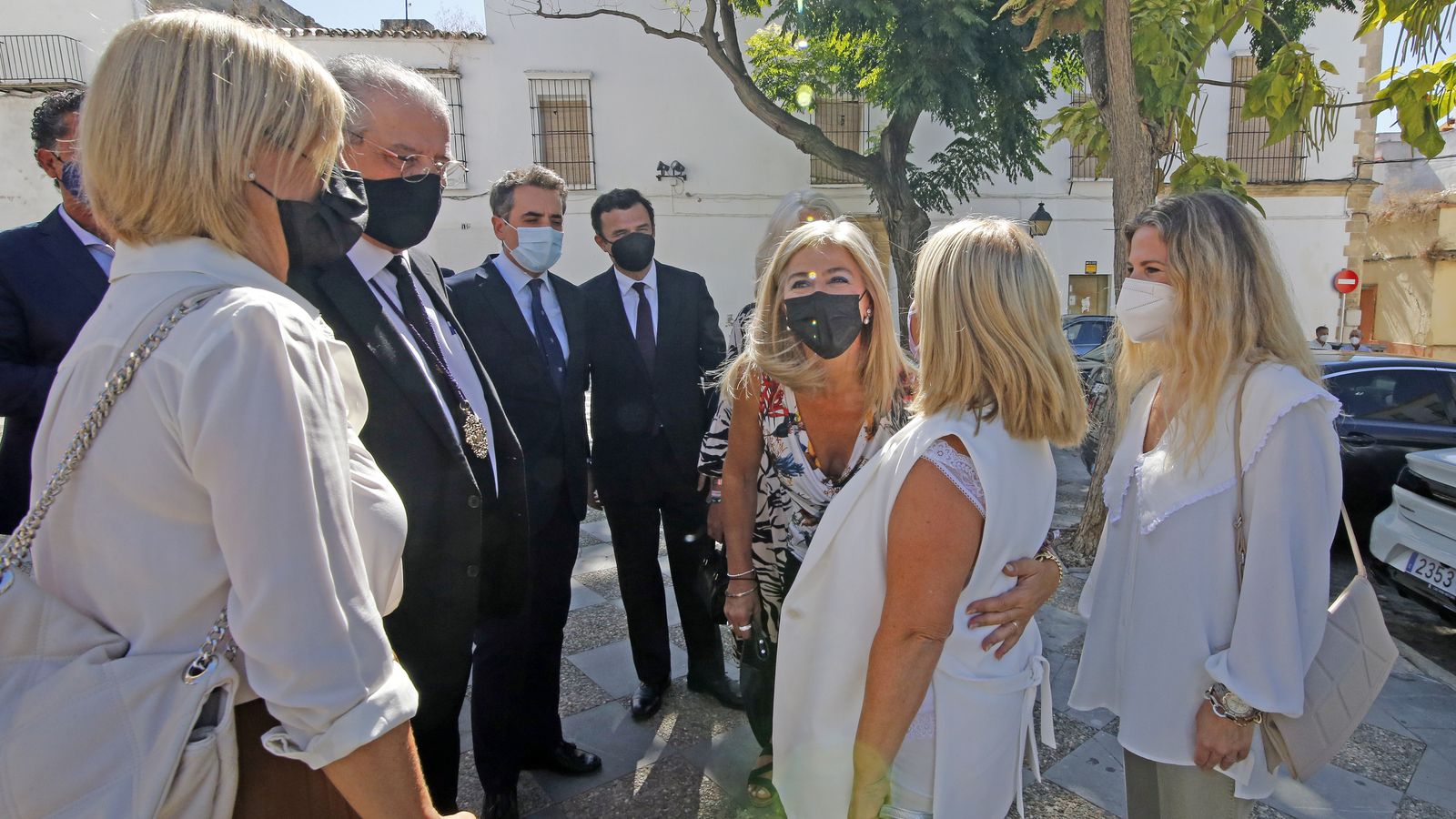 Bendición del retablo en la iglesia de San Lucas