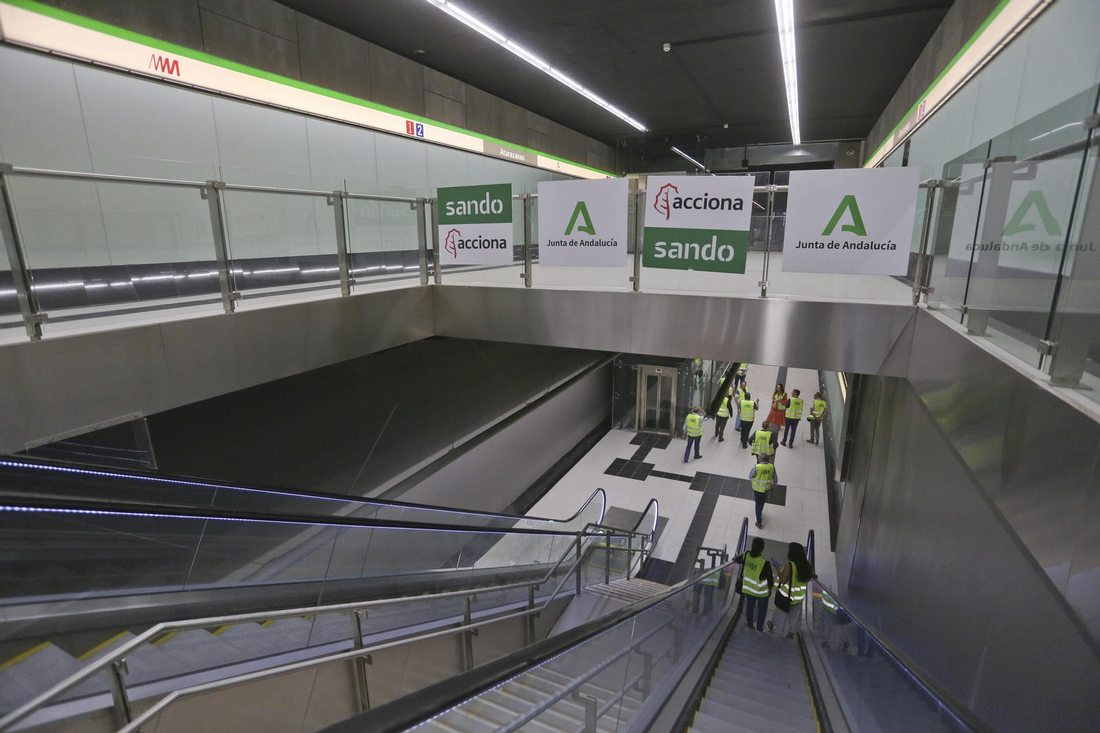El Metro al Centro de Málaga: fotos de las estaciones Atarazanas y Guadalmedina El Metro al Centro de Málaga: fotos de las estaciones Atarazanas y Guadalmedina