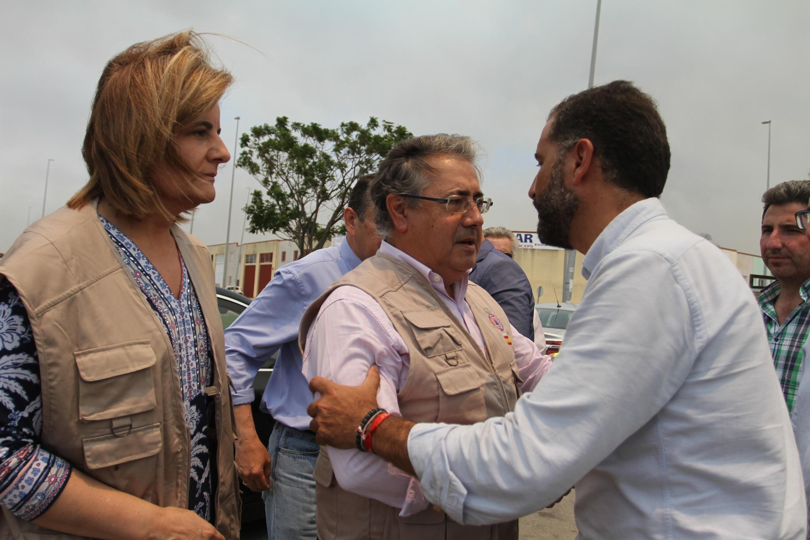 Las imágenes del incendio en Moguer y Mazagón