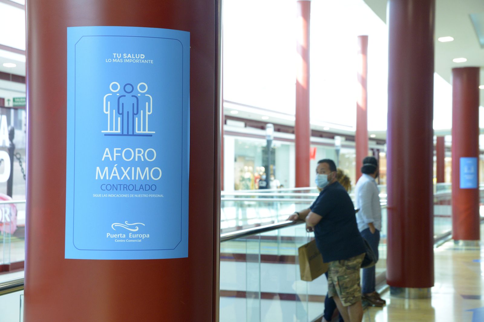 Fotos de los centros comerciales de Algeciras al inicio dela fase 2