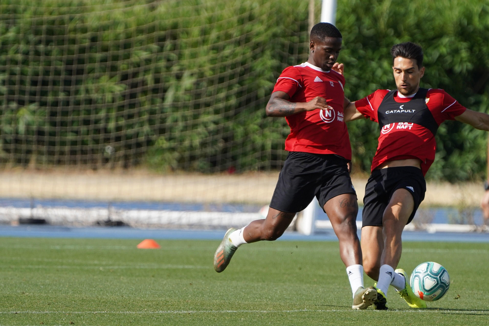 Entrenamiento matutino de la UDA (viernes 29)