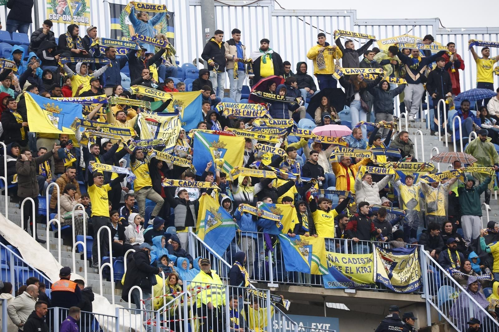 El Málaga CF-Cádiz, en fotos