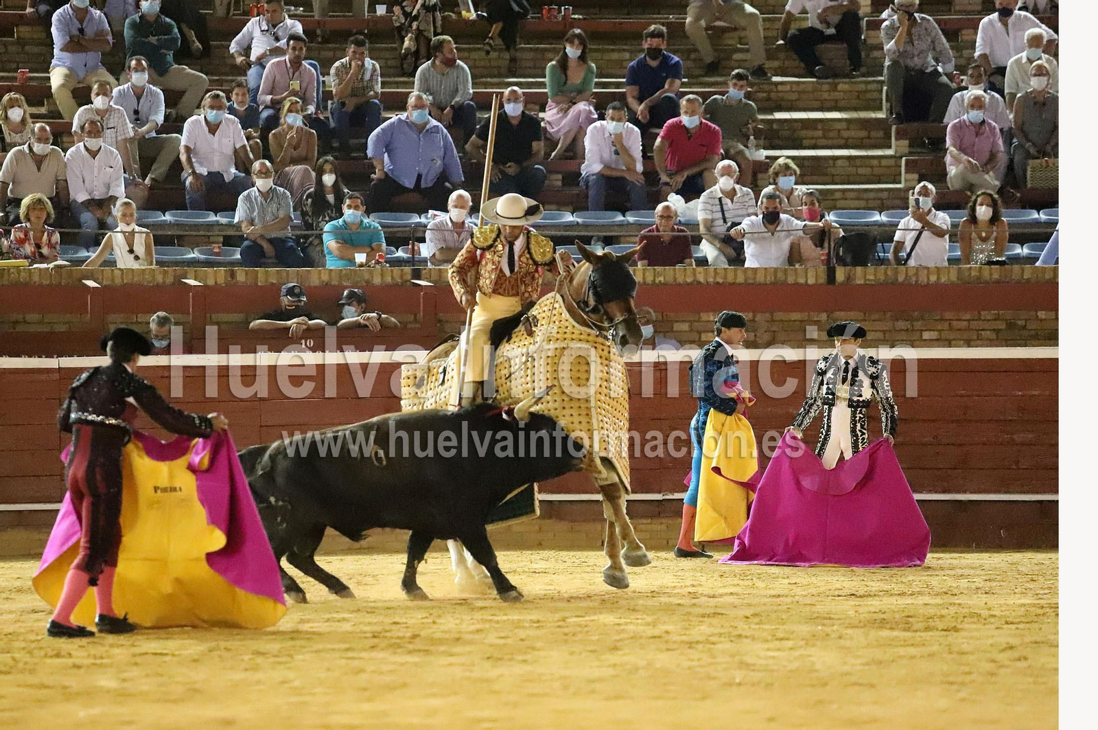 Imágenes de la corrida de David de Miranda en la plaza de toros La Merced, Huelva