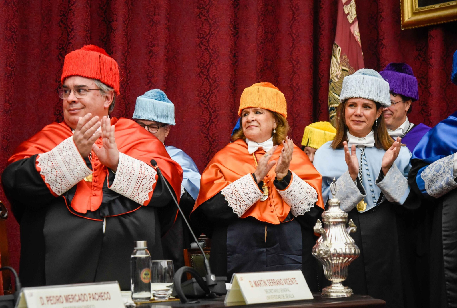 Acto de investidura de la nueva rectora de la US, Carmen Vargas