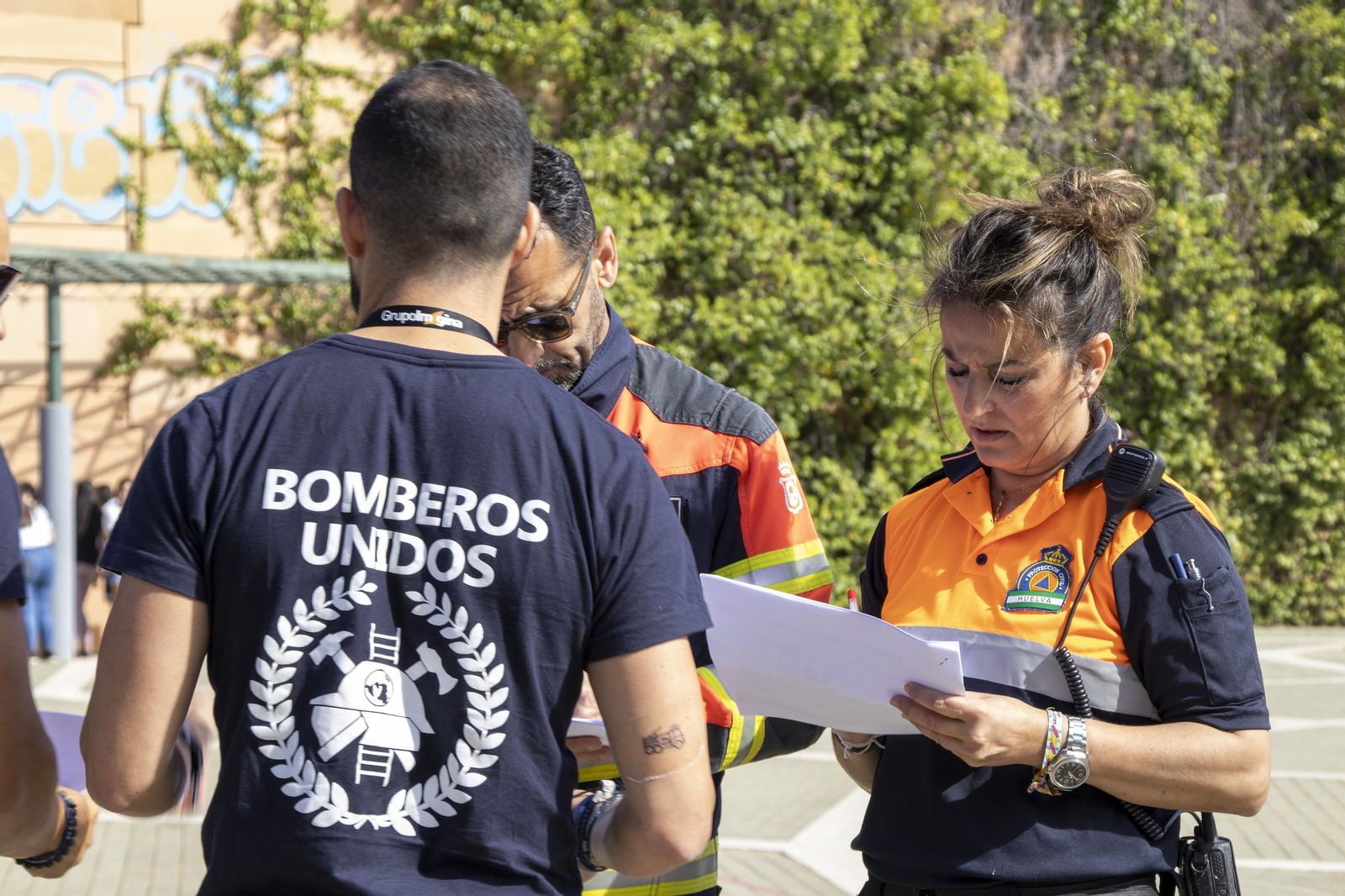 Imágenes Simulacro de Tsunami en el Colegio Funcadia Huelva