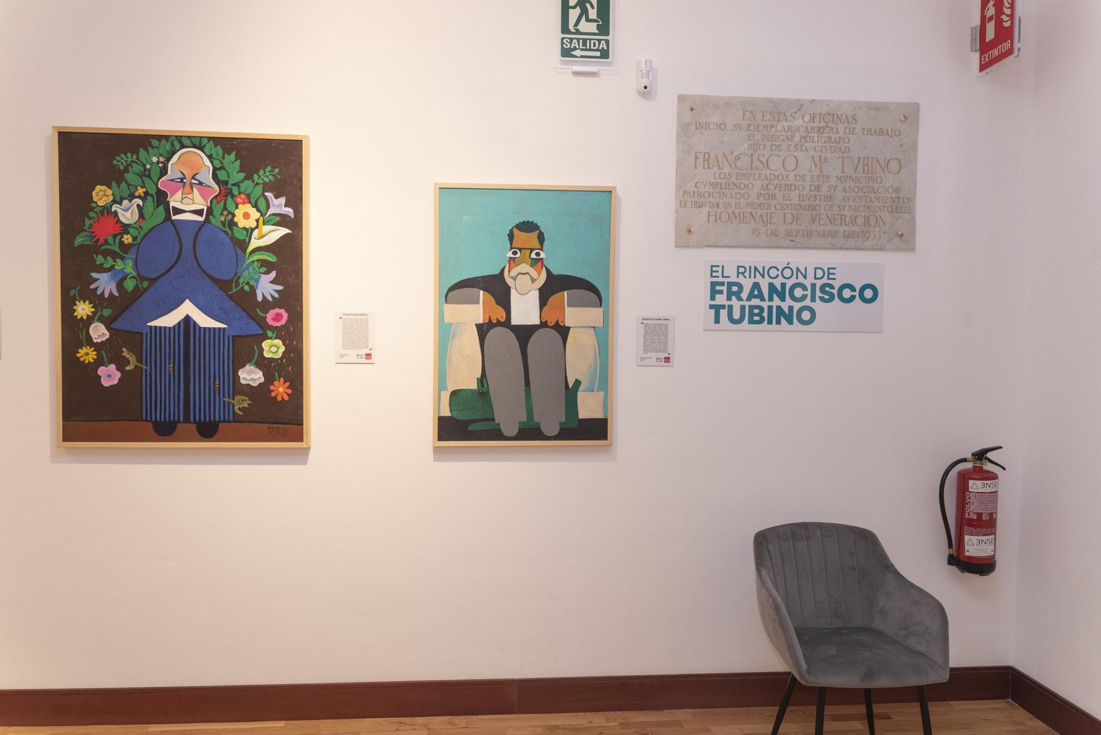 Fotos de la exposición permanente de Andrés Vázquez de Sola en el Centro de Arte Contemporáneo de San Roque