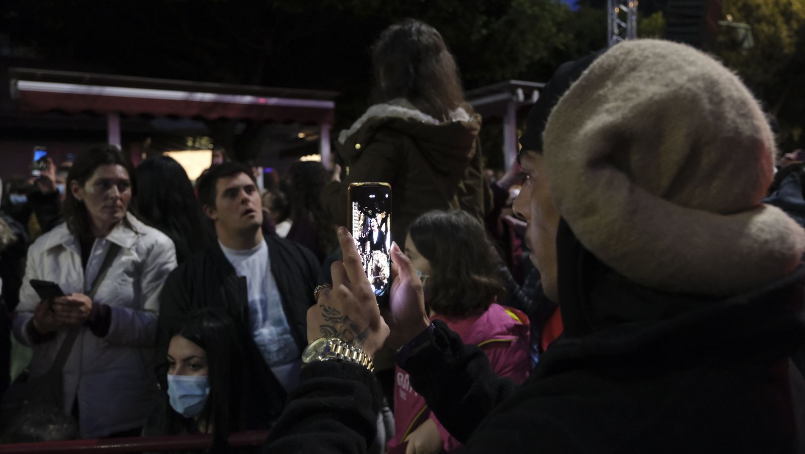 Procesión del Encuentro en Almería, en imágenes.