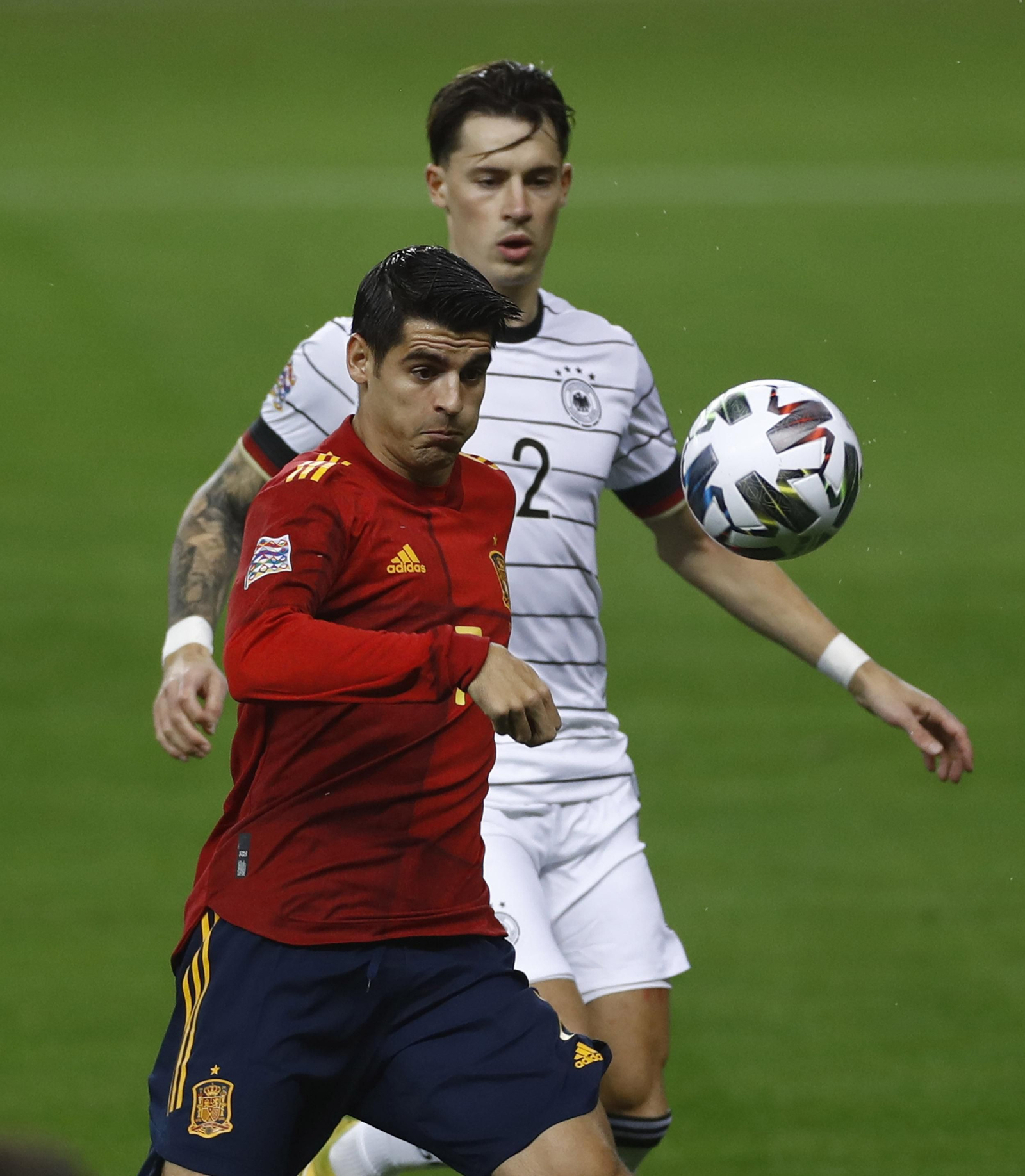 España-Alemania, en imágenes