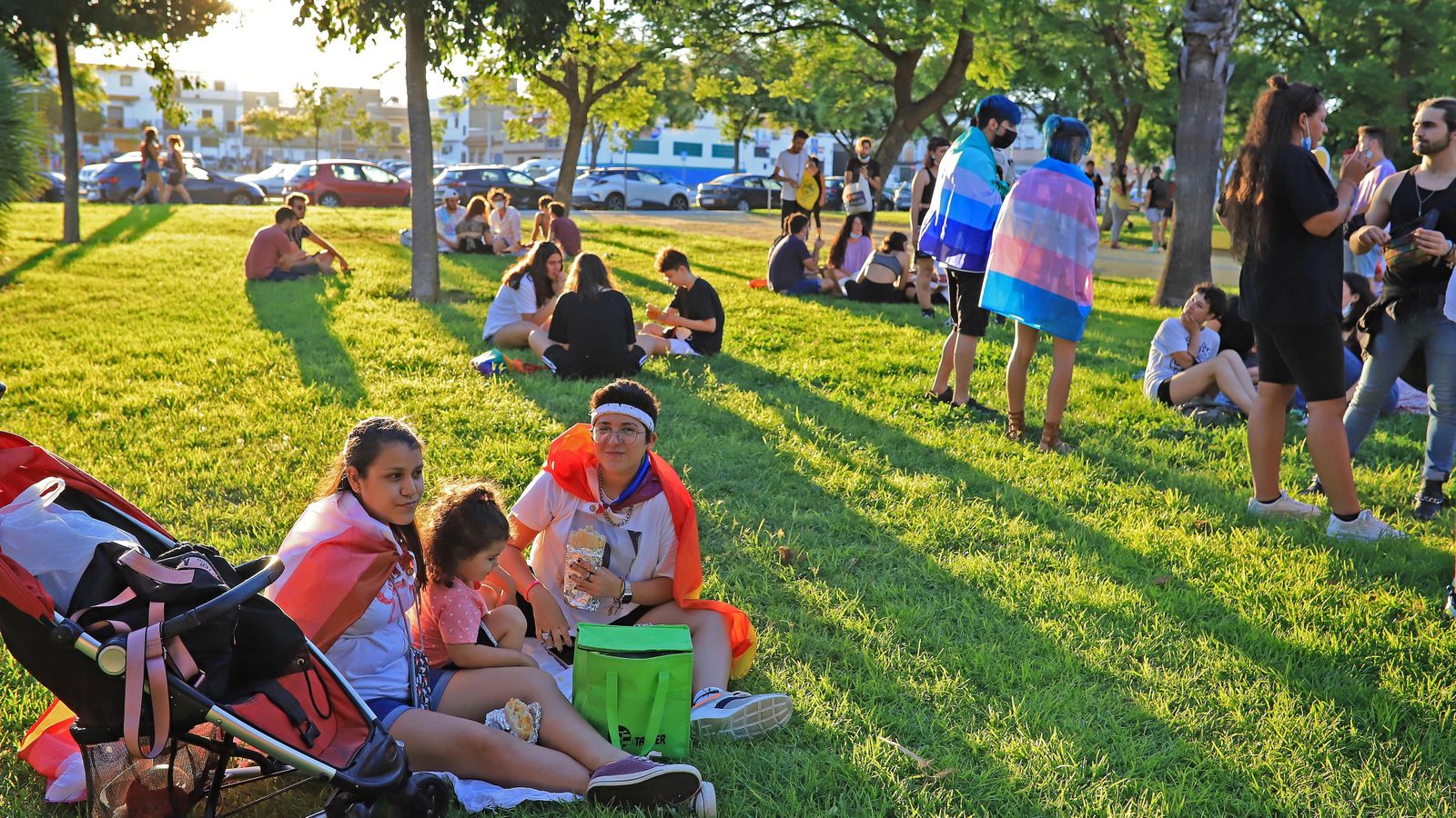 Concentración en Jerez contra la LGTBIQA+fobia