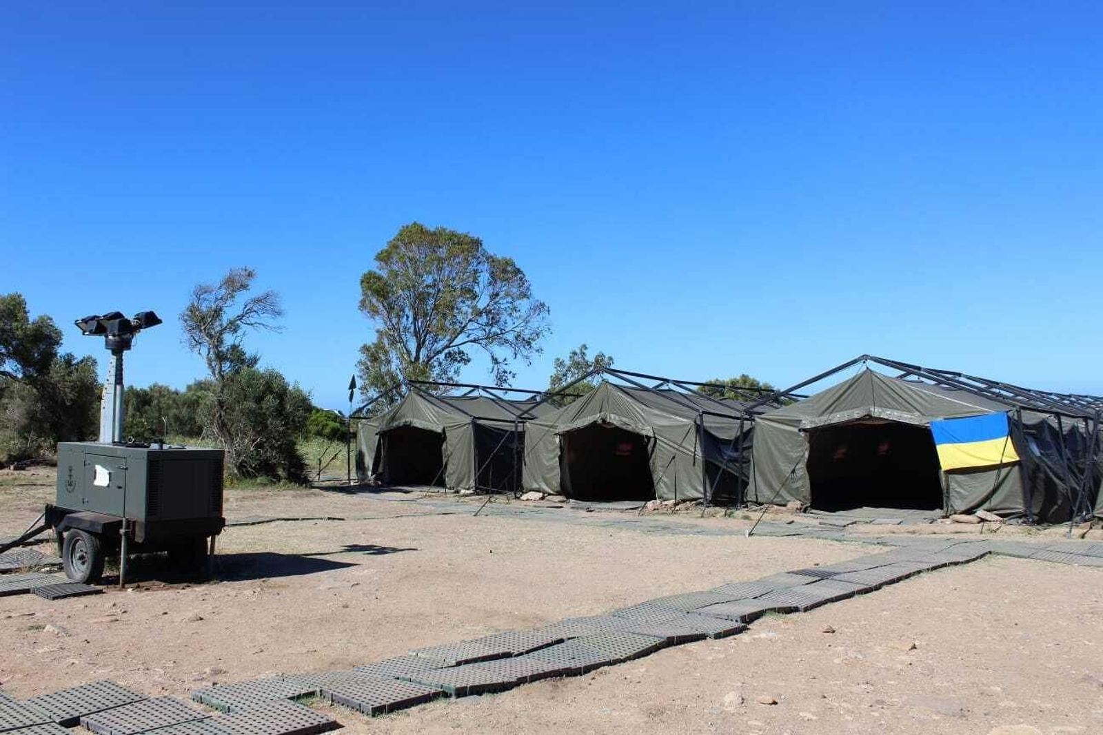 Imágenes de la formación a militares de Ucrania en Barbate