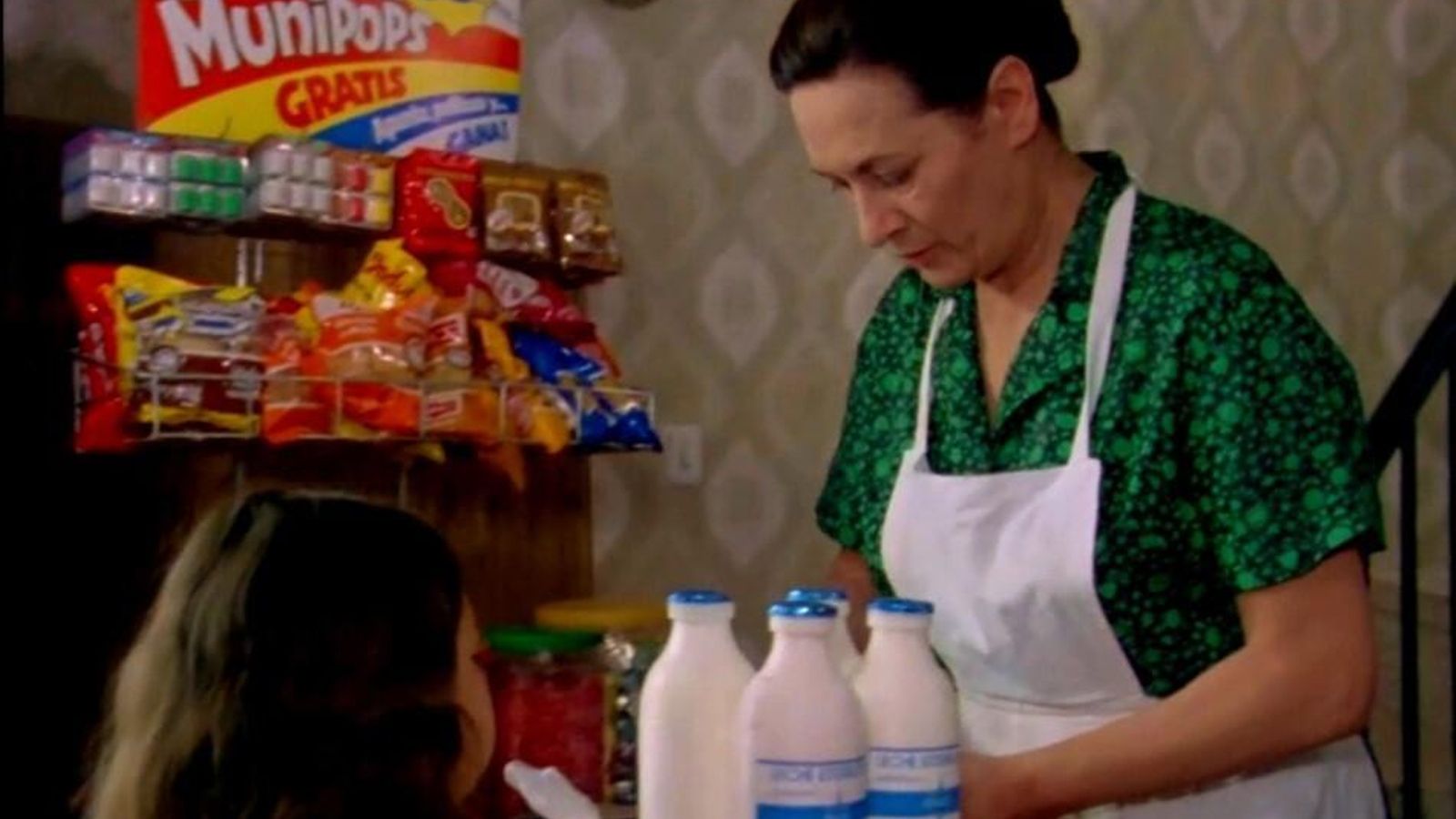 Detalle de escena con la tía de Pancho