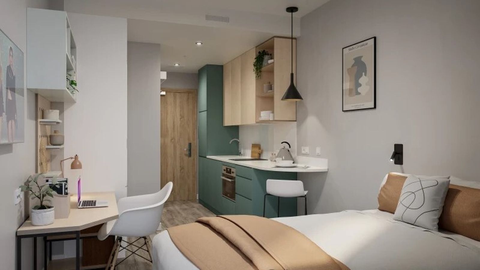 Fotogalería | Palm Studio, la nueva residencia de estudiantes de Sevilla