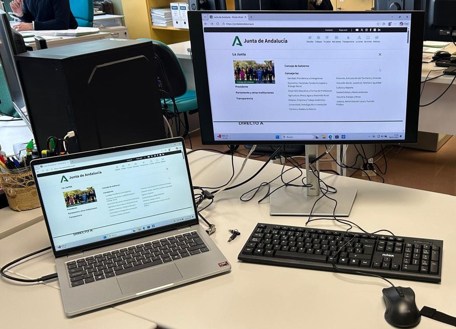 Los nuevos dispositivos instalados.