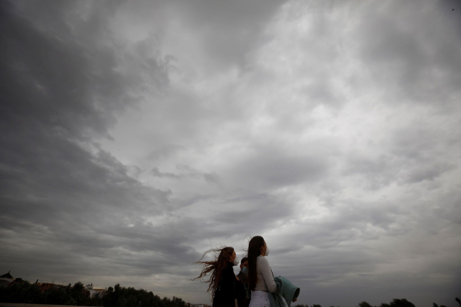 Efectos de la borrasca 'Bárbara' a su paso por Córdoba