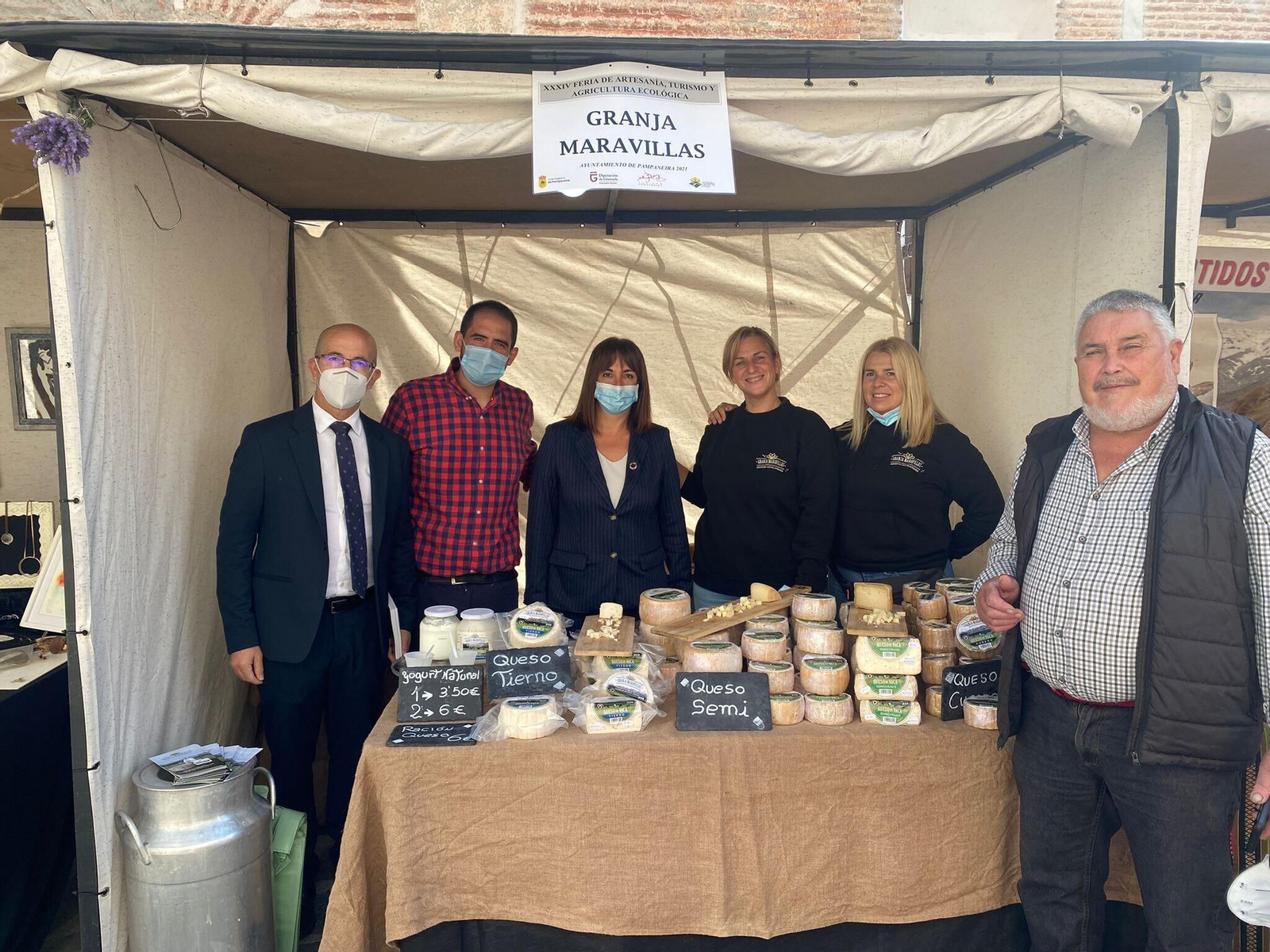 Inaugurada de la Feria de Artesanía, Turismo y Agricultura de Pampaneira (Granada)