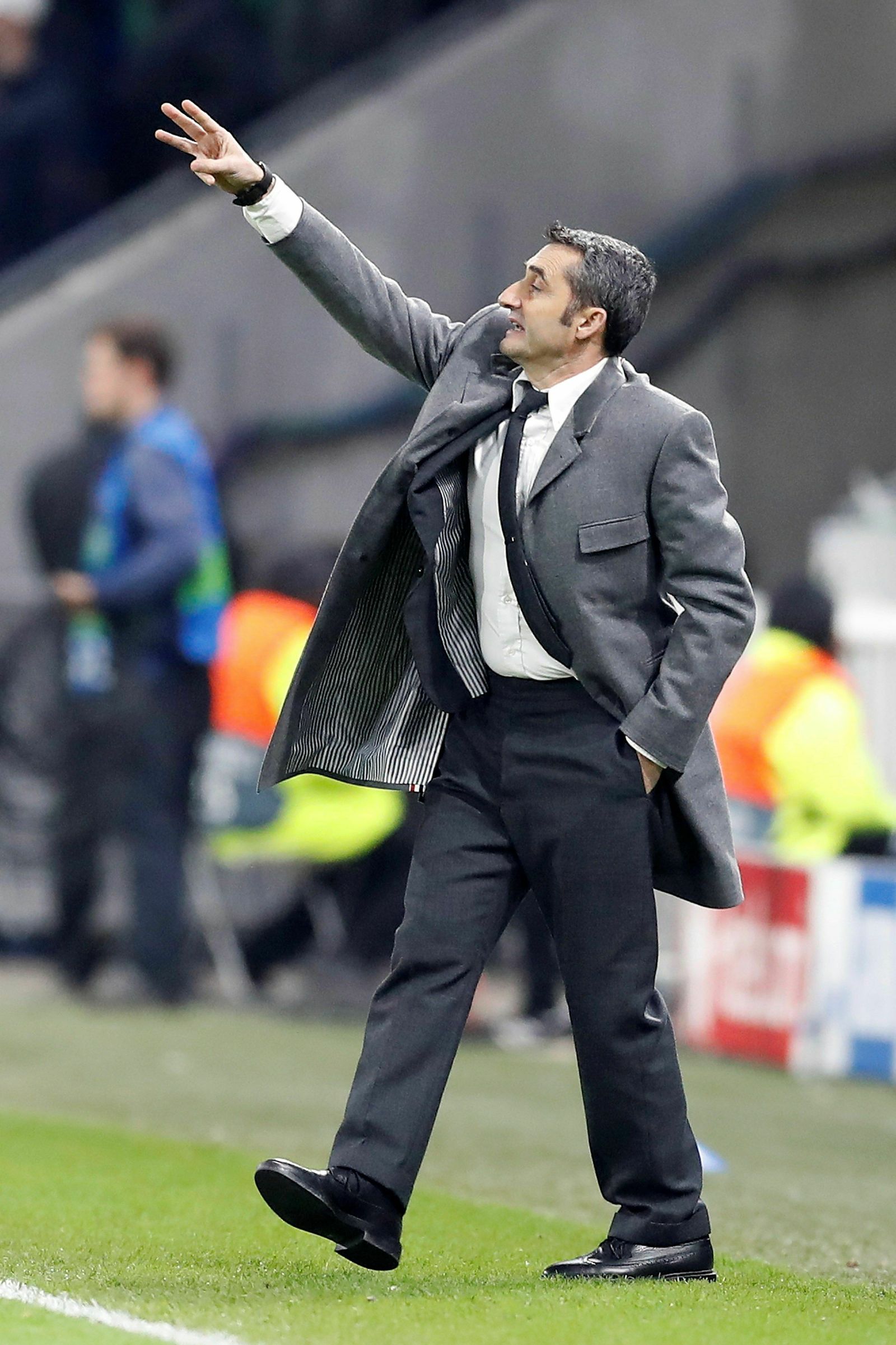 Las imágenes del Olympique de Lyon-FC Barcelona