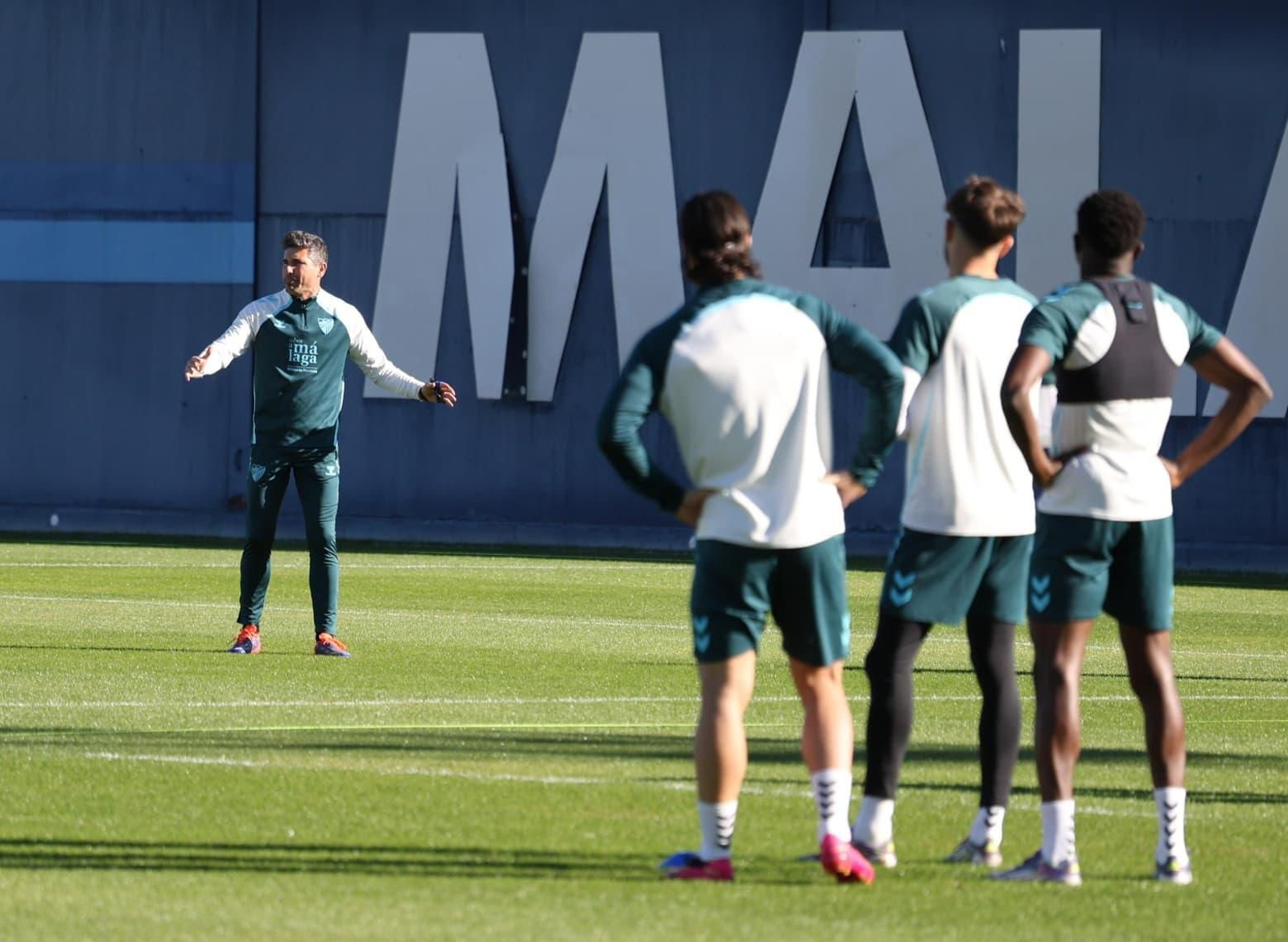 Juan Carlos Andrés ya ejerce como mano derecha de Funes en el Málaga CF