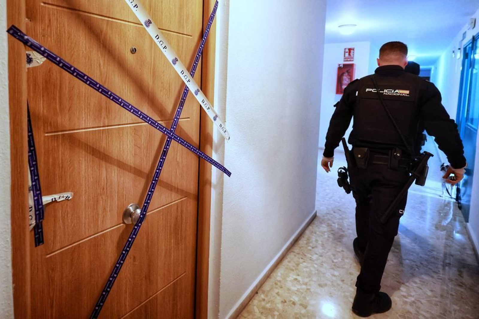 Imágenes del lugar del crimen machista en El Puerto Imágenes del lugar del crimen machista en El Puerto