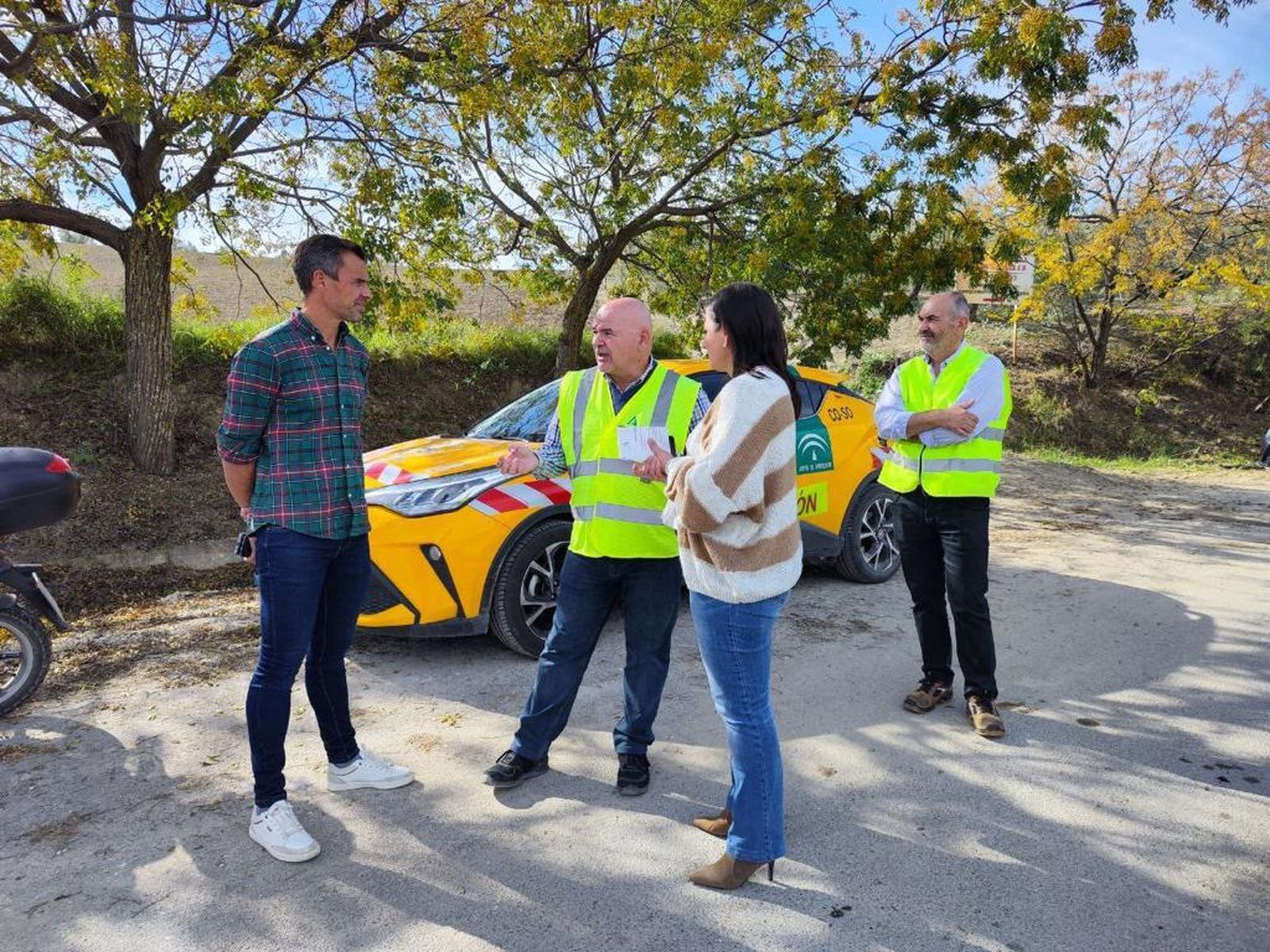 La delegada de Fomento, en La Rambla.