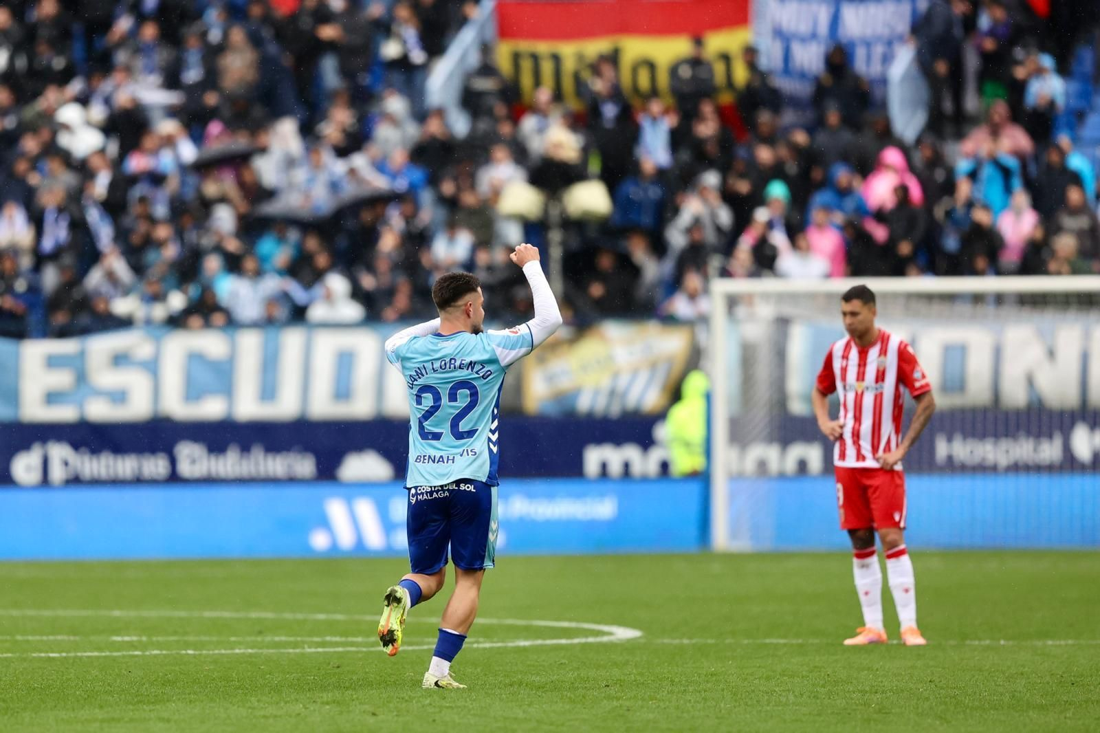 Málaga CF-Almería, en fotos