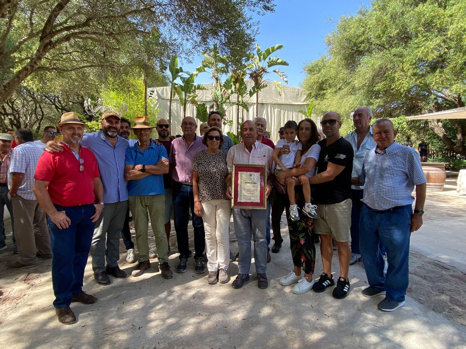 El homenaje a Pepe Toro, en la finca El Patrón.