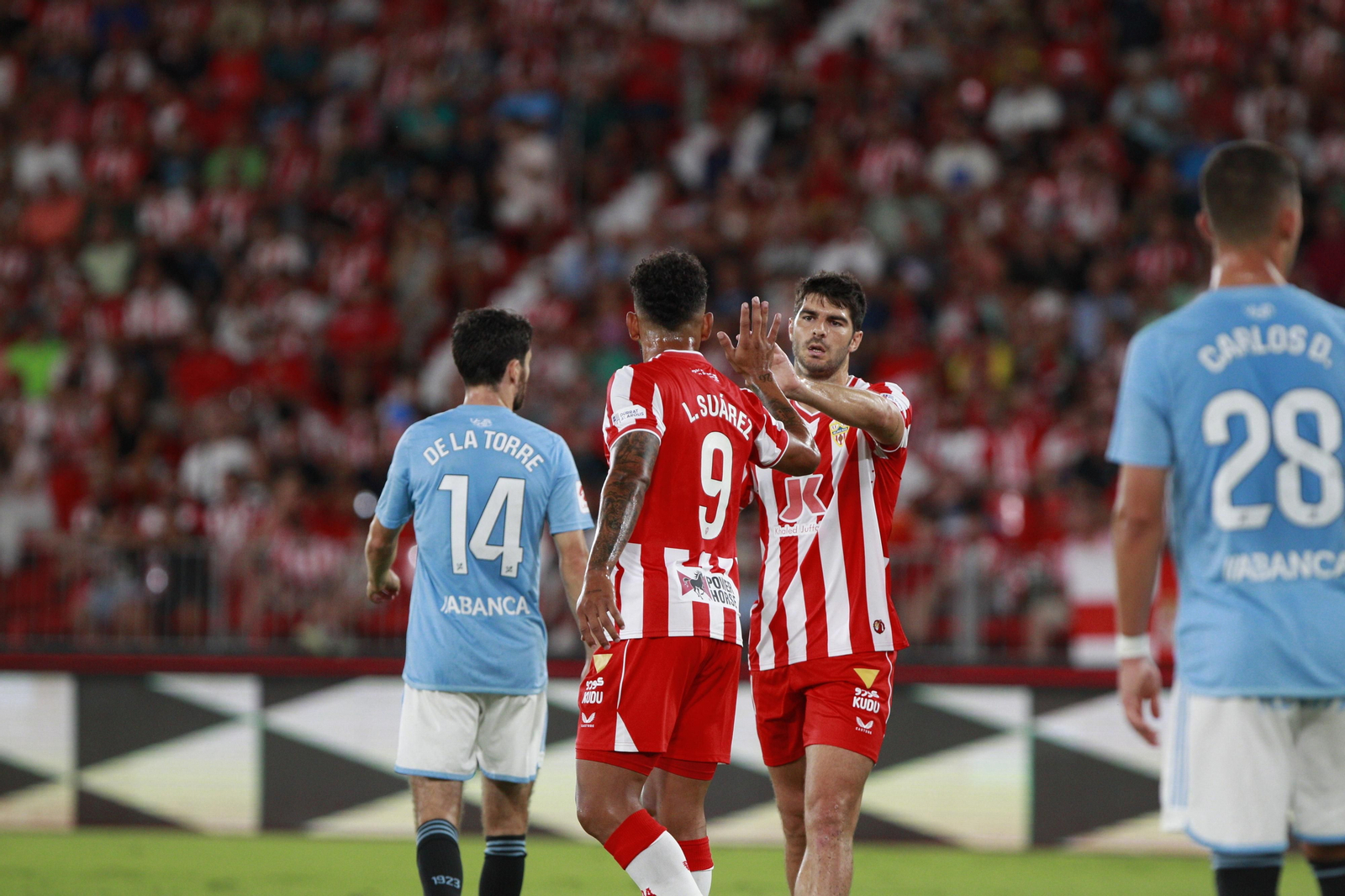 Imágenes del partido U.D. Almería-Real Club Celta de Vigo