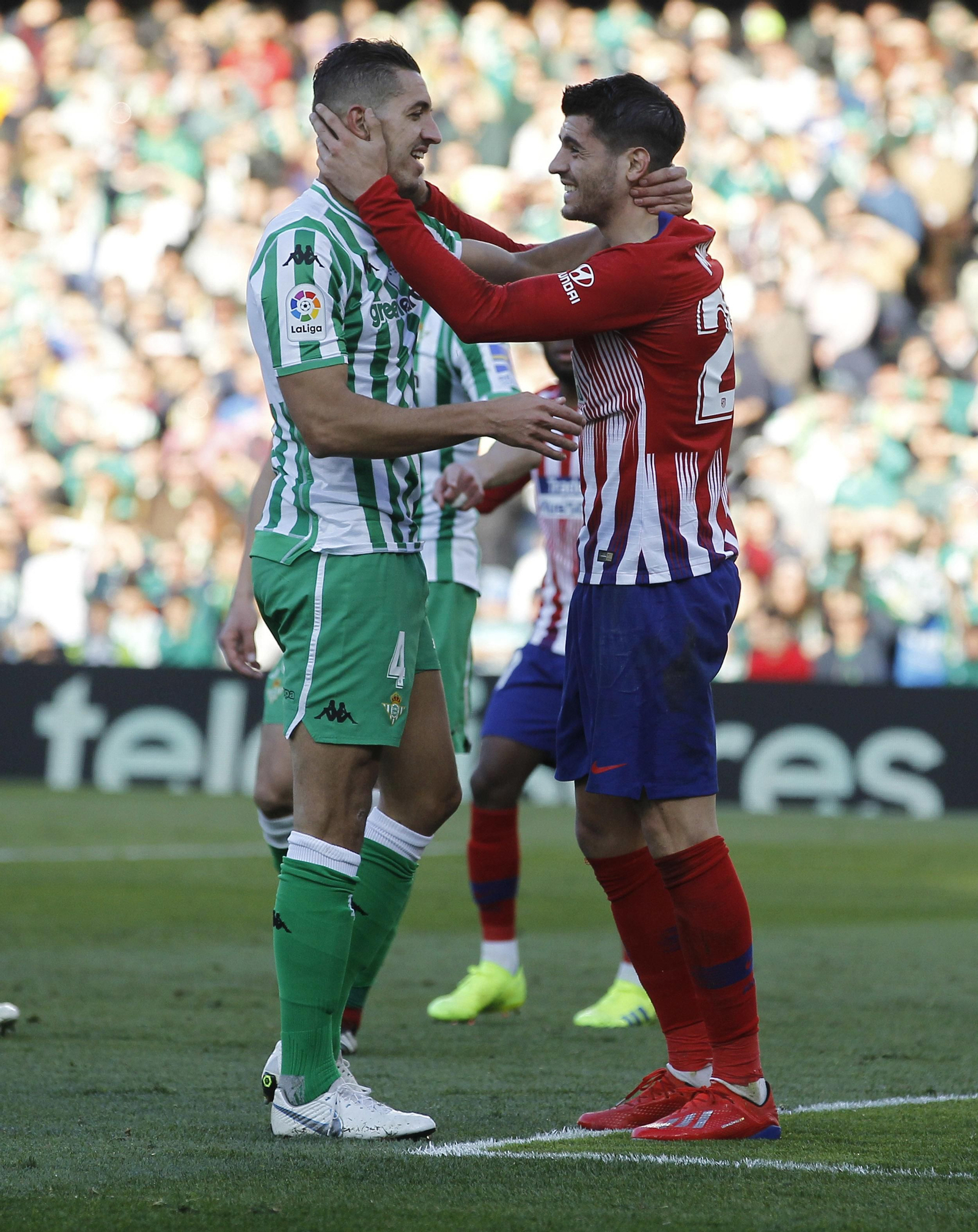El Betis-Atlético de Madrid, en imágenes