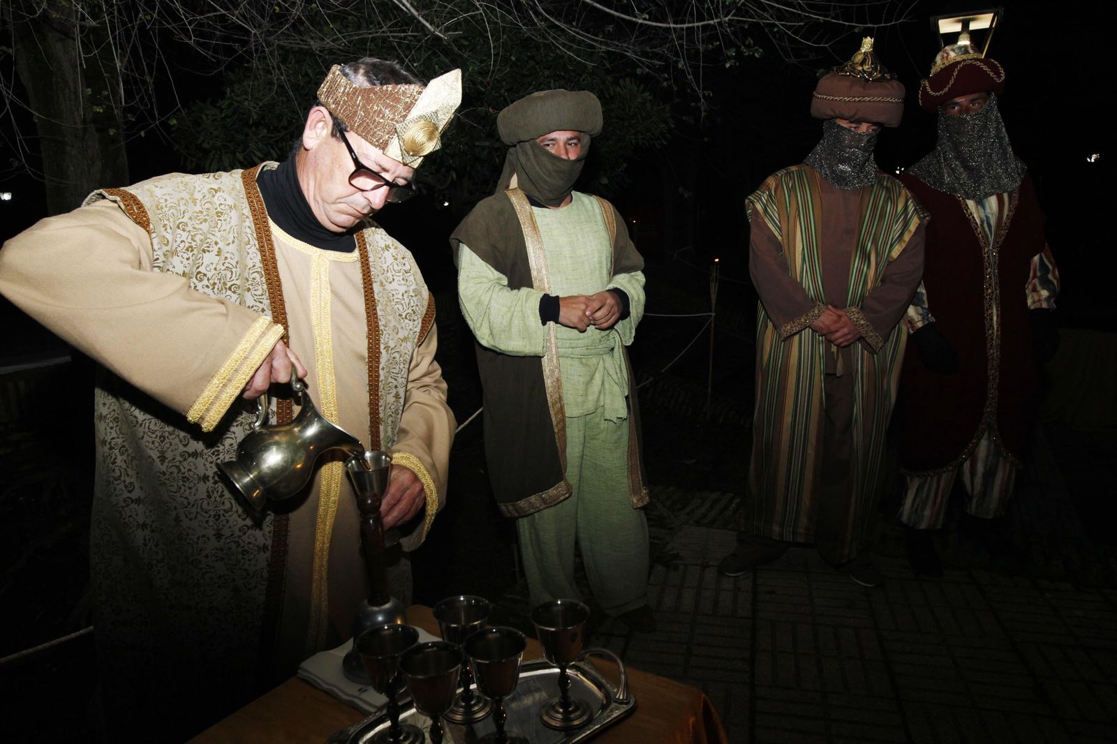 Las imágenes de los Reyes Magos recogiendo el oro en las Minas de Tharsis