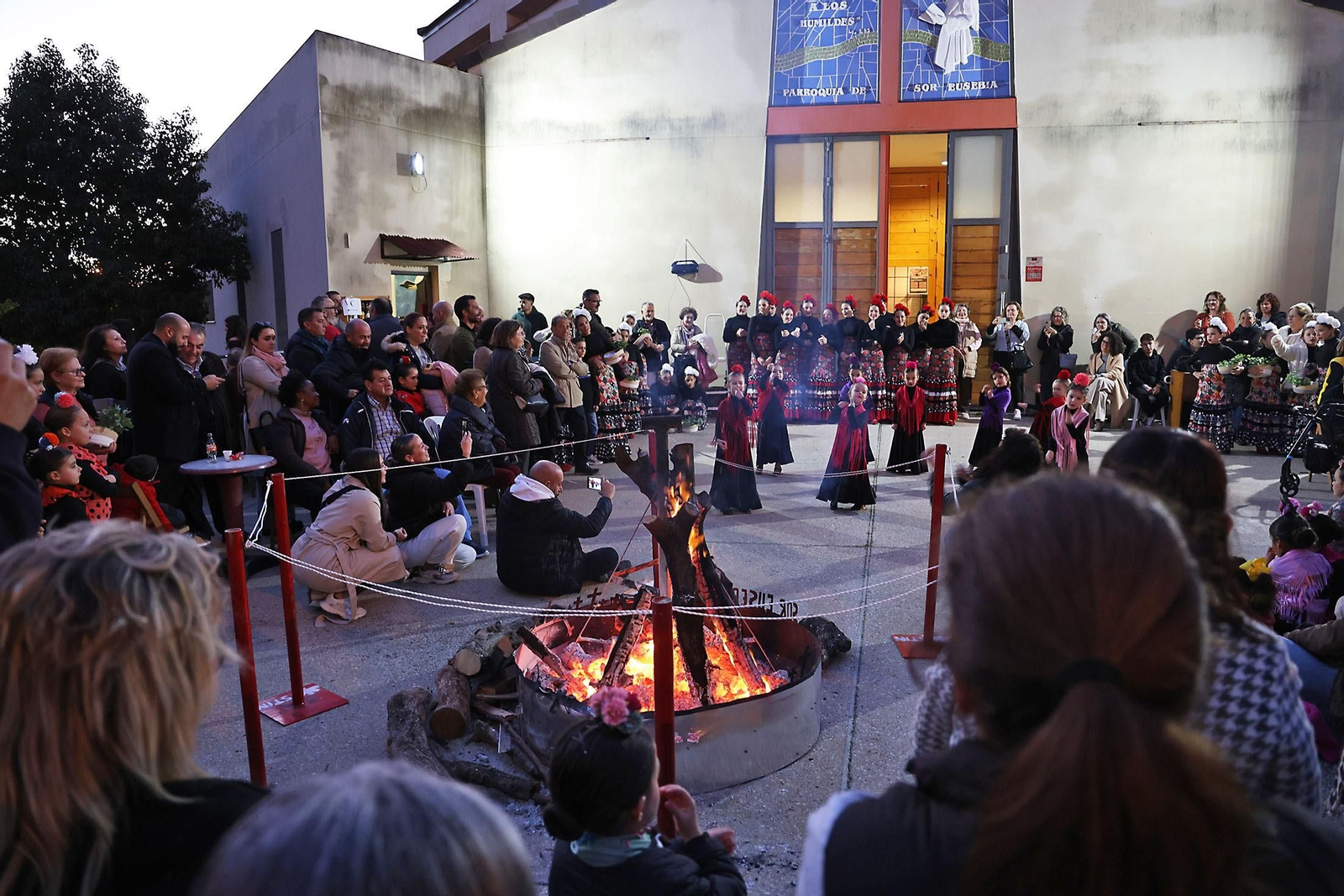 Zambomba celebrada en Huelva estas Navidades.