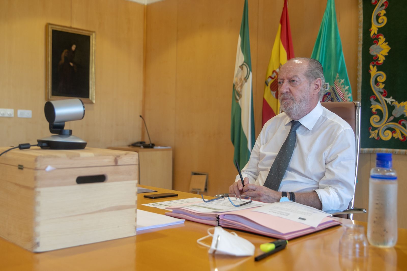 El presidente de la Diputación de Sevilla, Fernando Rodríguez Villalobos.