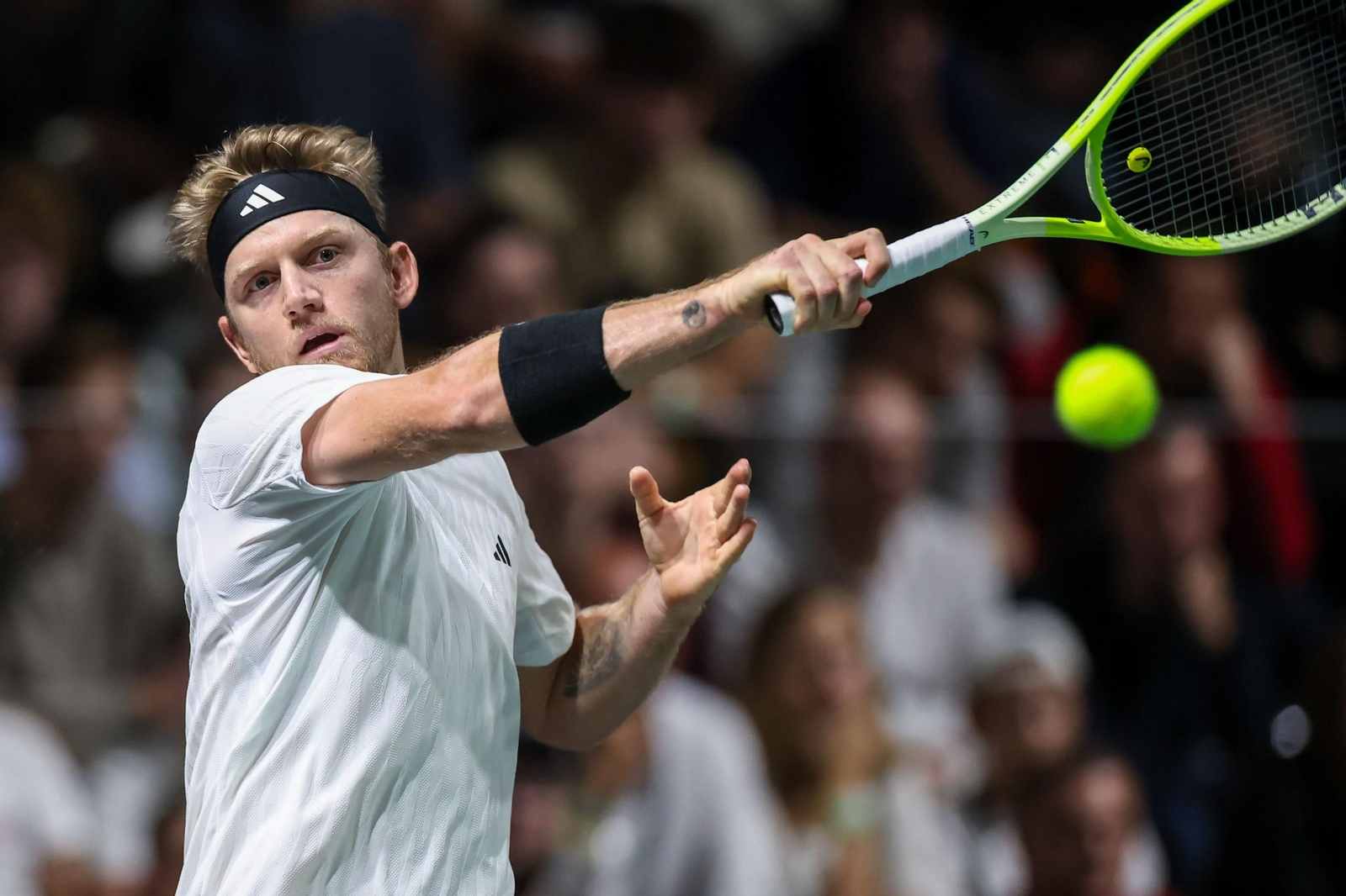 Alejandro Davidovich-Arthur Cazaux del Masters 1000 de París, en fotos