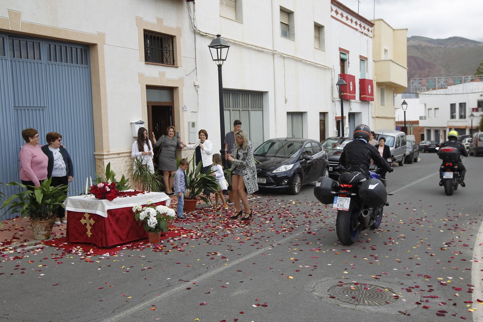 Fotogalería de la Procesión a la Ermita del Cerro de San Blas. Fiestas de Canjáyar.