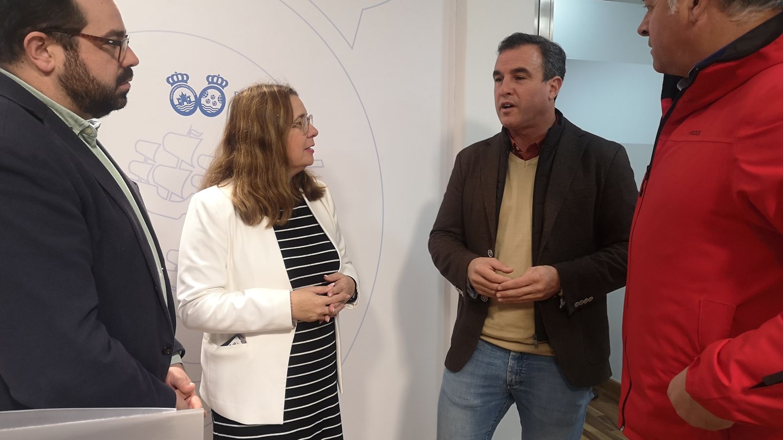 Rubén Rodríguez, en la sede de la Diputación Provincial de Huelva.