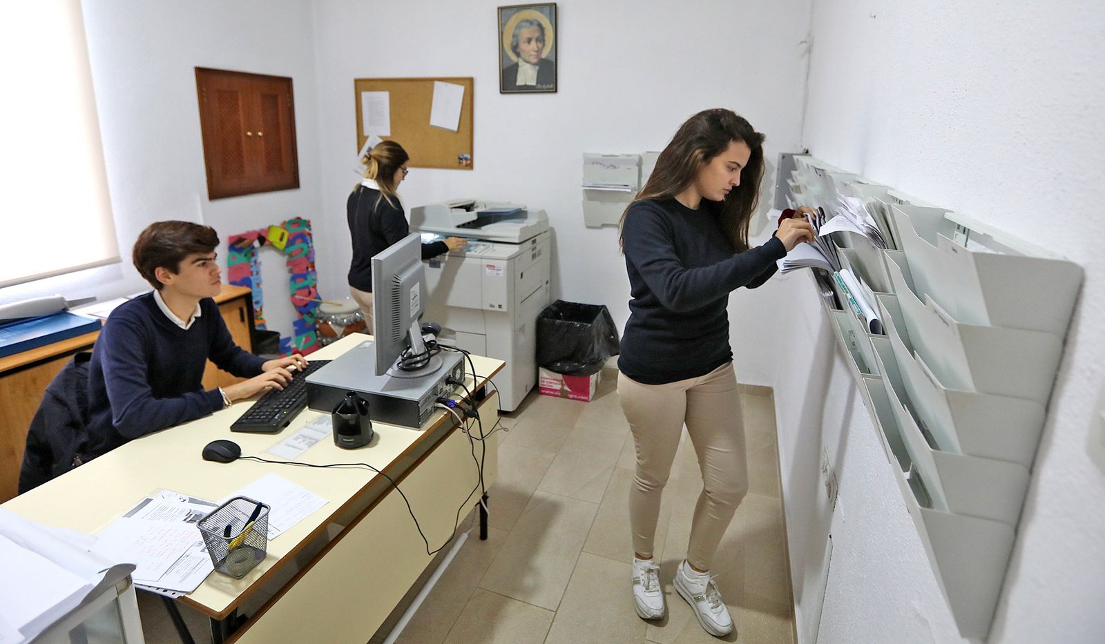 Un aula de FP de La Salle Sagrado Corazón.
