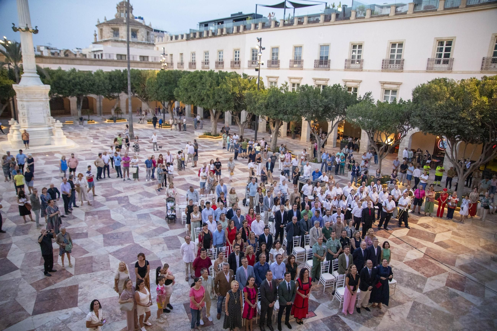 Las imágenes de la inauguración de la Plaza de la Constitución en Almería
