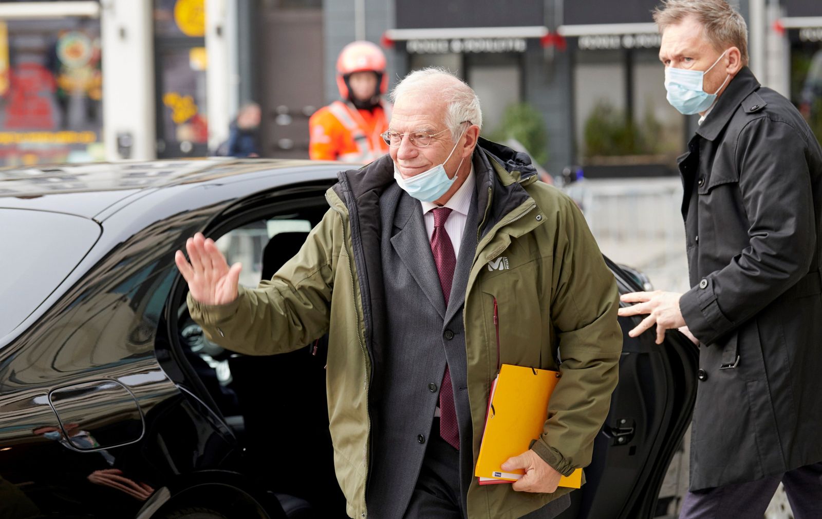 El alto representante de la Unión Europea para Asuntos Exteriores y Política de Seguridad, Josep Borrell, este jueves en Bruselas.
