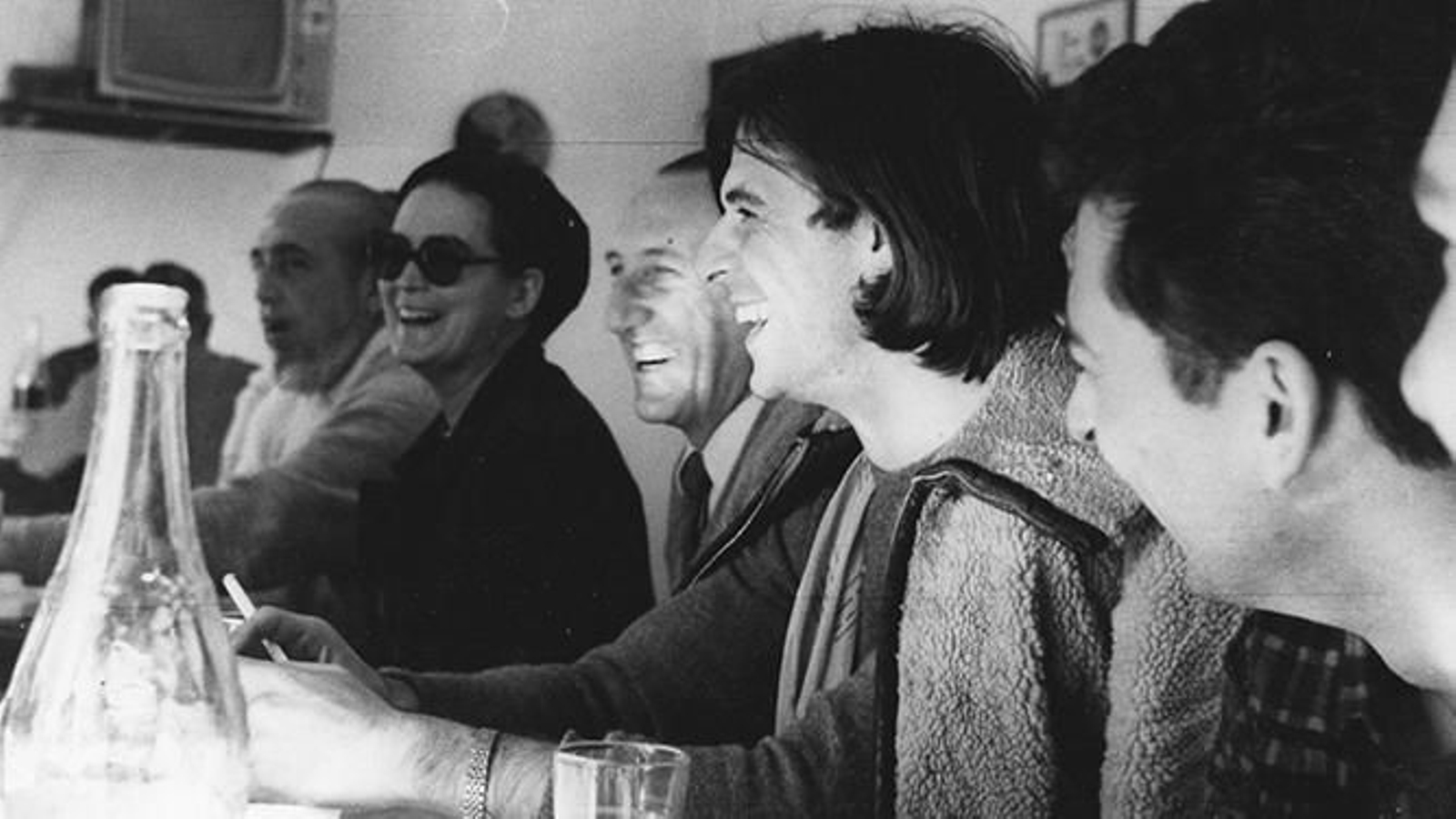 Comida Bofill y Oiza en Mojácar. Año 1970.