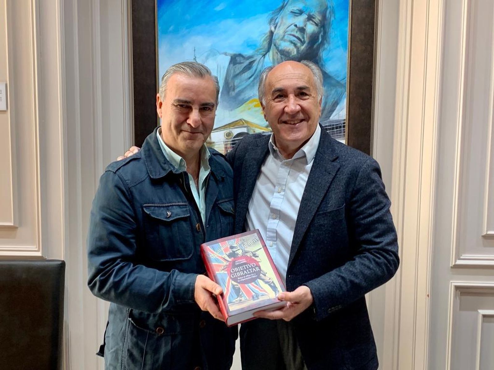 Alfonso Escuadra junto a José Ignacio Landaluce.