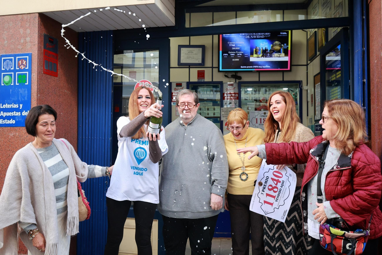 Celebración en la administración de la calle Rosario de San Fernando