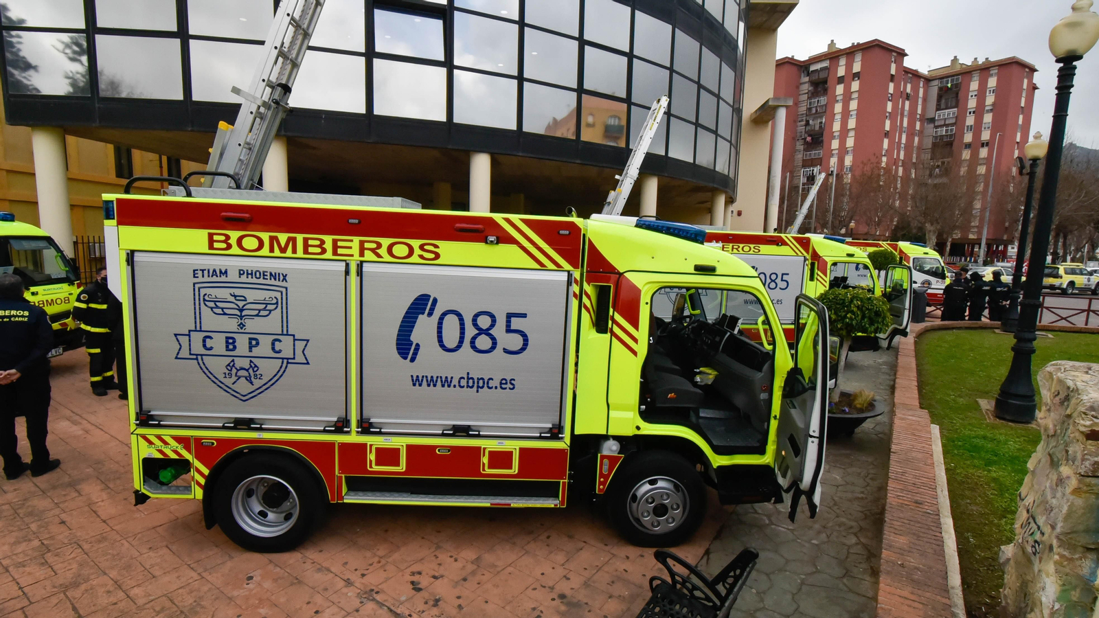 Las fotos de los nuevos vehículos autobomba del Consorcio de Bomberos