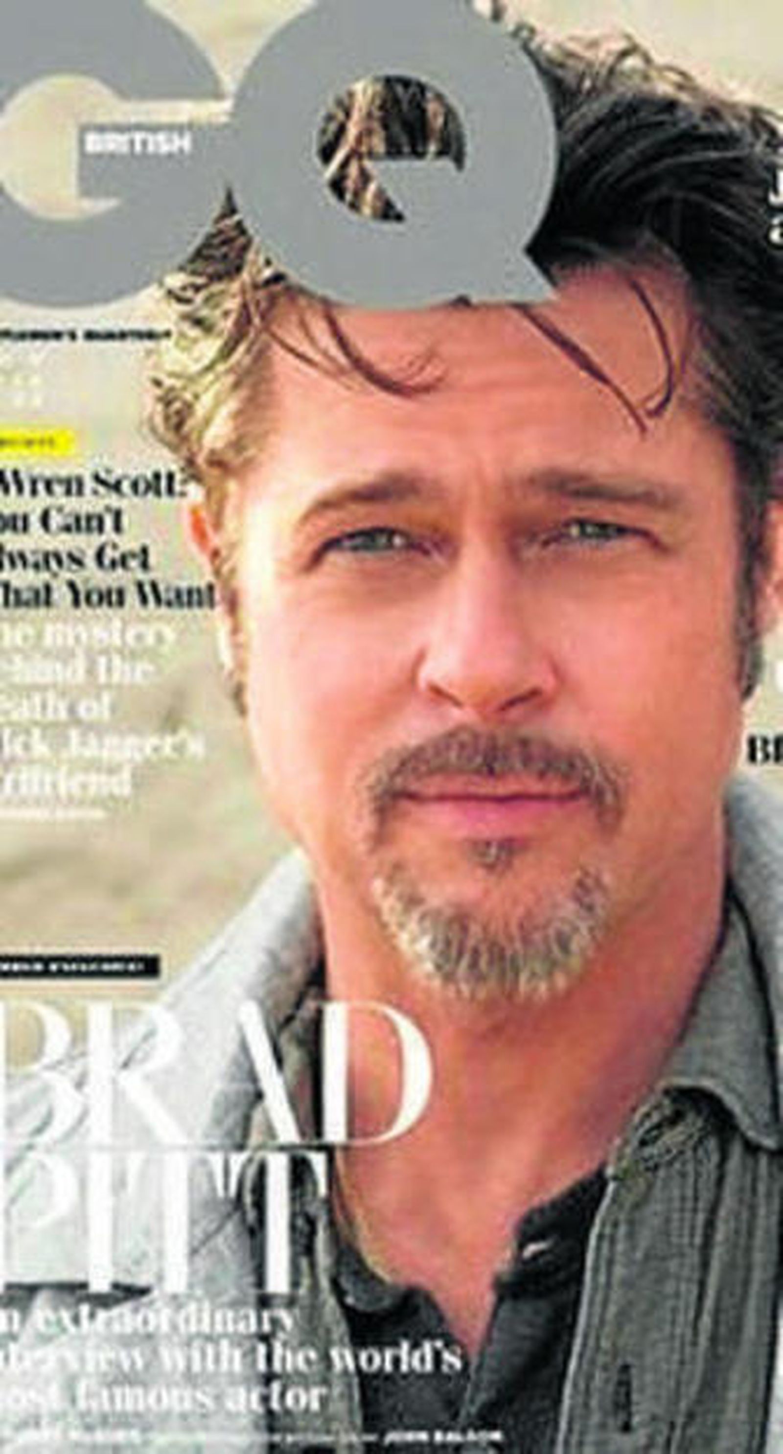 Brad Pitt saca su lado más íntimo en la revista 'GQ'