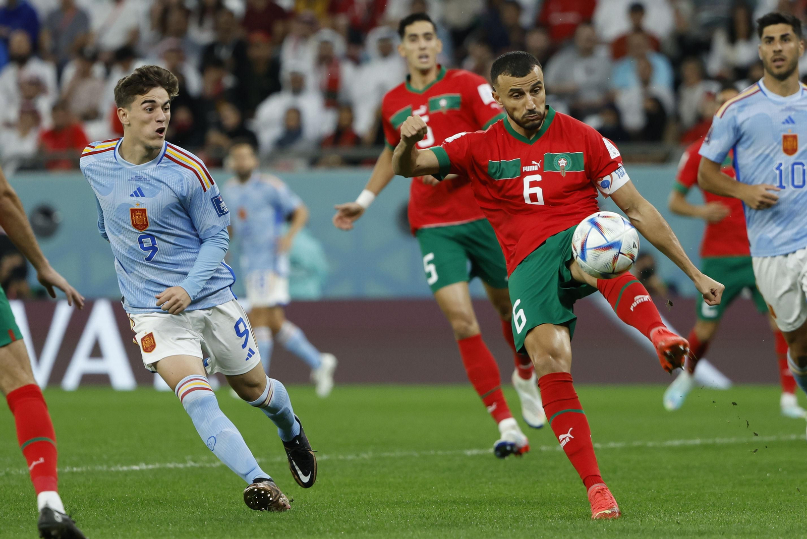 Fotos del Marruecos-España en octavos del Mundial de Qatar