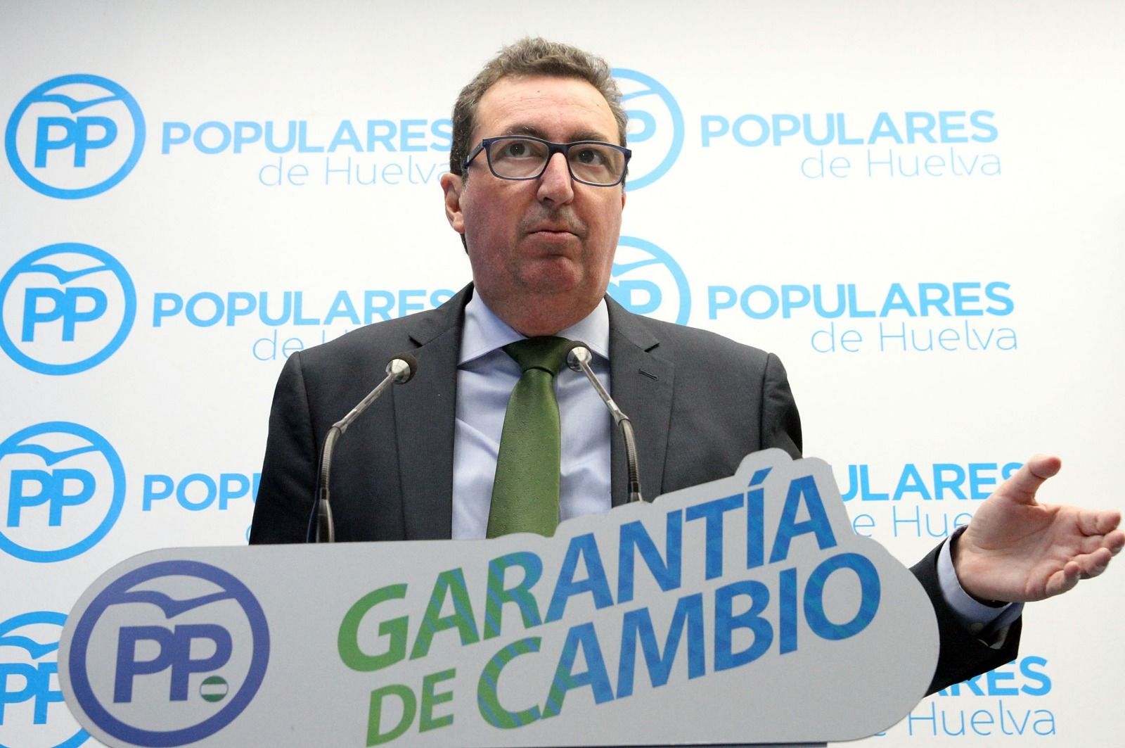 Manuel Andrés González durante su intervención en la mañana de hoy.