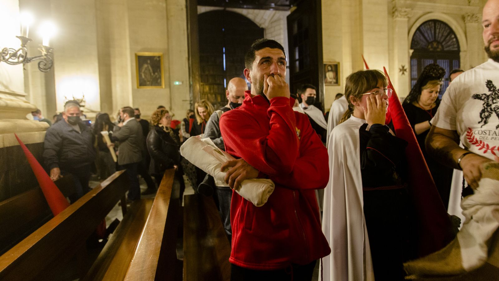Las imágenes de la cofradía del Perdón en la Semana Santa de Chiclana 2022