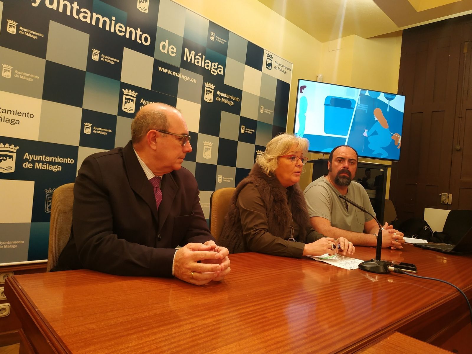 Teresa Porras, en la presentación de la campaña de concienciación.