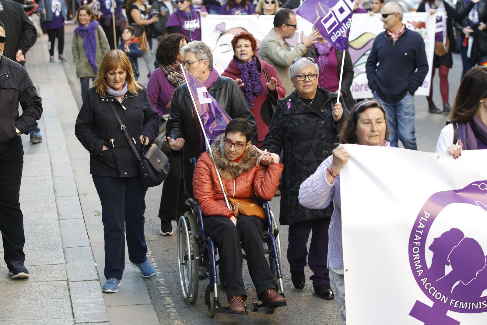Fotogalería manifestación Día Internacional de la Mujer