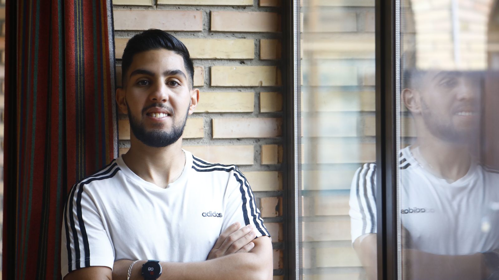 Zakaria Chouktali posa para el Día.